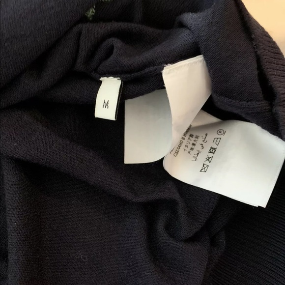 Fabulous Navy w Red trim Gucci multicolor bees cardigan size Medium (runs small) - Picture 4 of 9